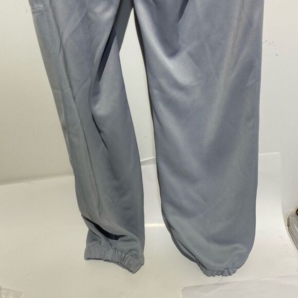 Mizuno Men's Gray Elastic Bottom Durable Performance Baseball Pants Size 2XL - Picture 10 of 11